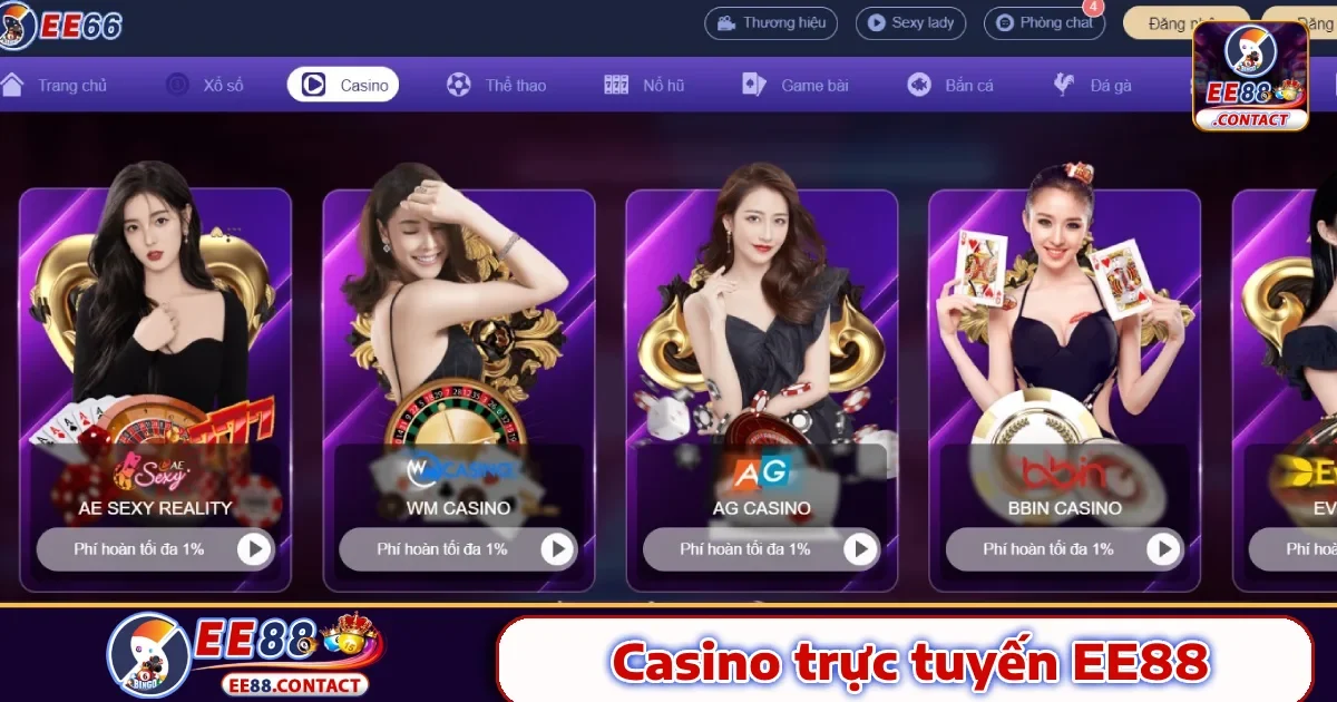 Casino Ee88 5 Hướng dẫn tham gia Casino Ee88