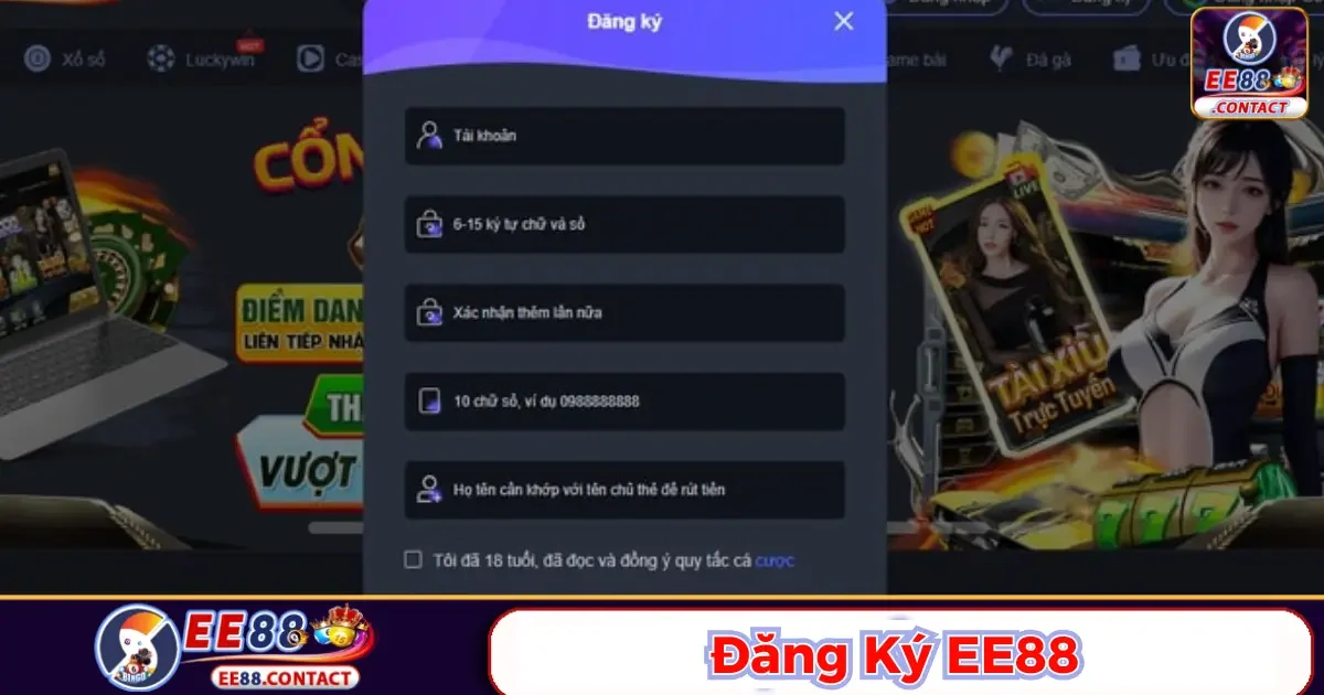 Đăng ký Ee88 dễ dàng: Tất cả những gì bạn cần biết