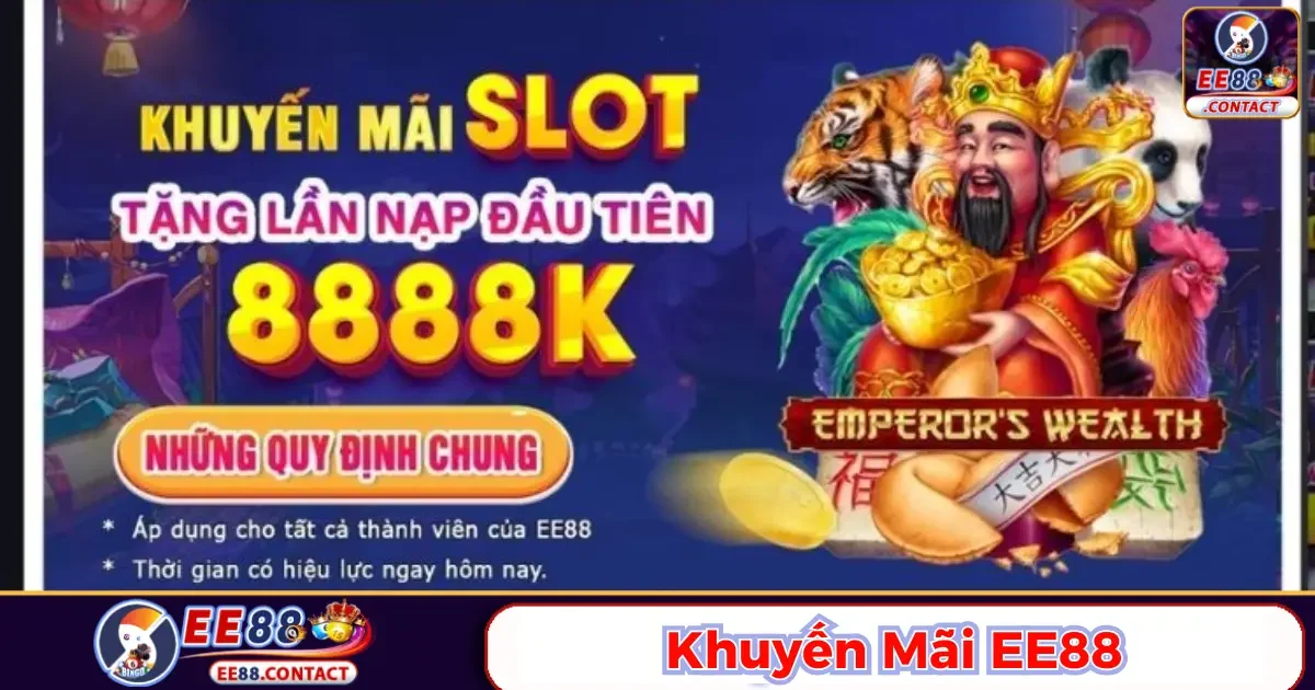 Các chương trình khuyến mãi hot nhất tại Ee88 hiện nay
