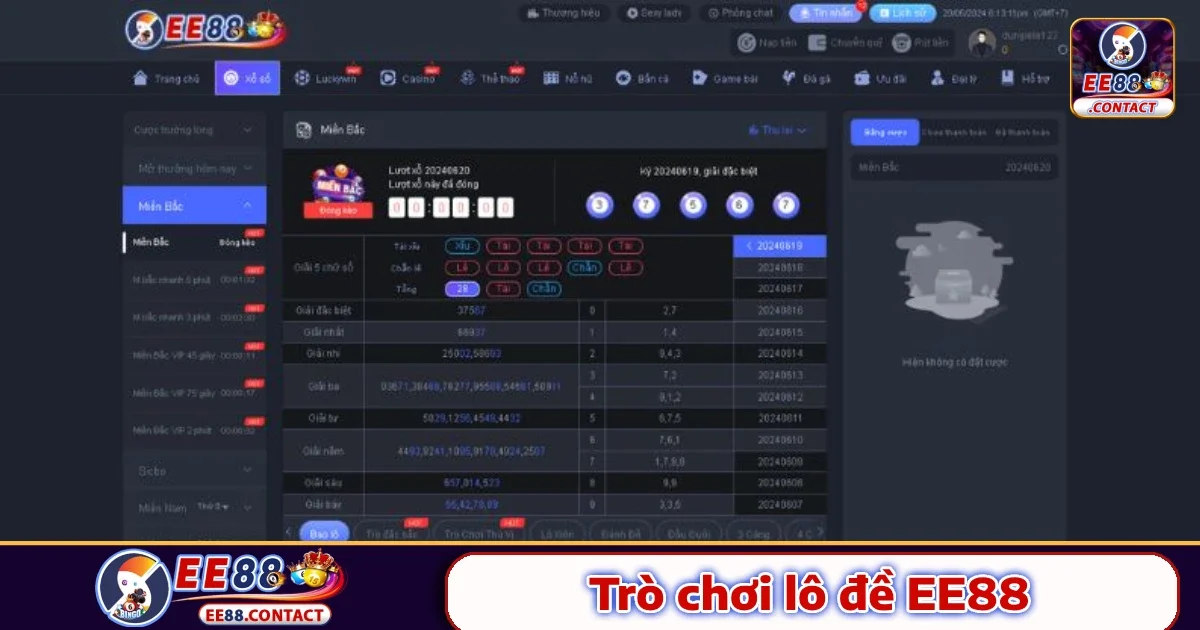 Lô đề Ee88 3 Các hình thức đặt cược mới tại lô đề Ee88