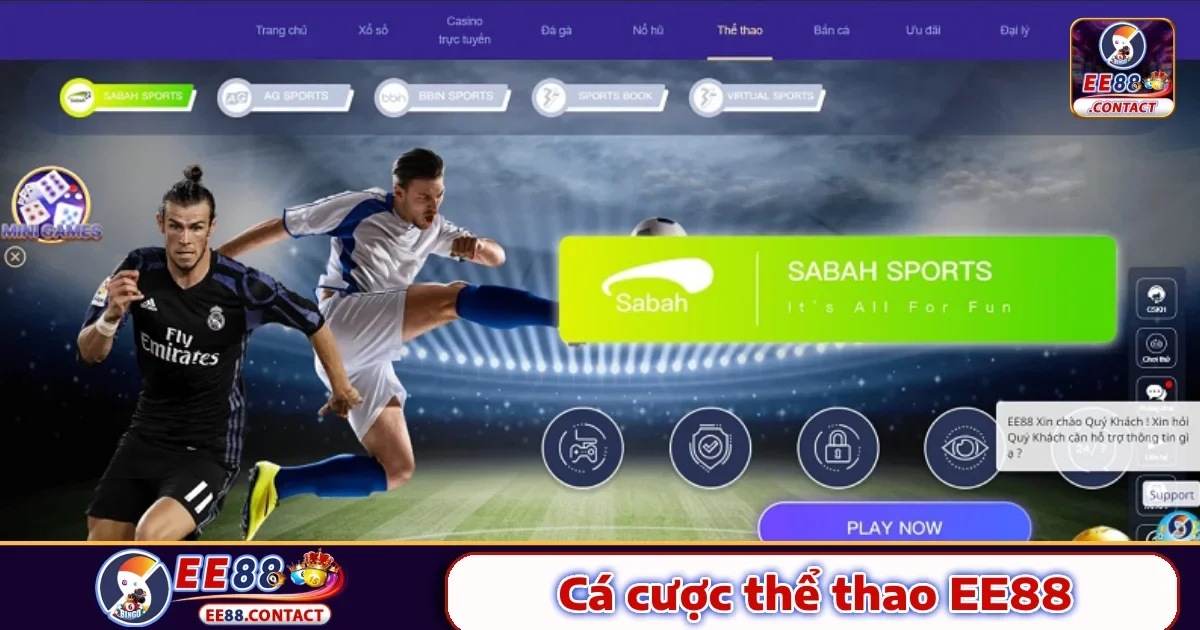 Hướng dẫn tham gia cá cược Thể thao Ee88